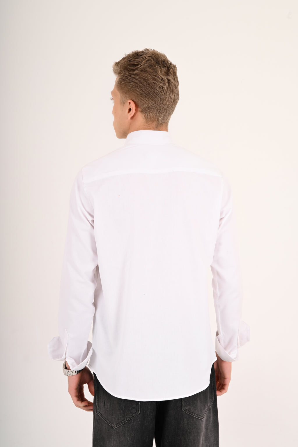 White Regular Fit Oxford Shirt