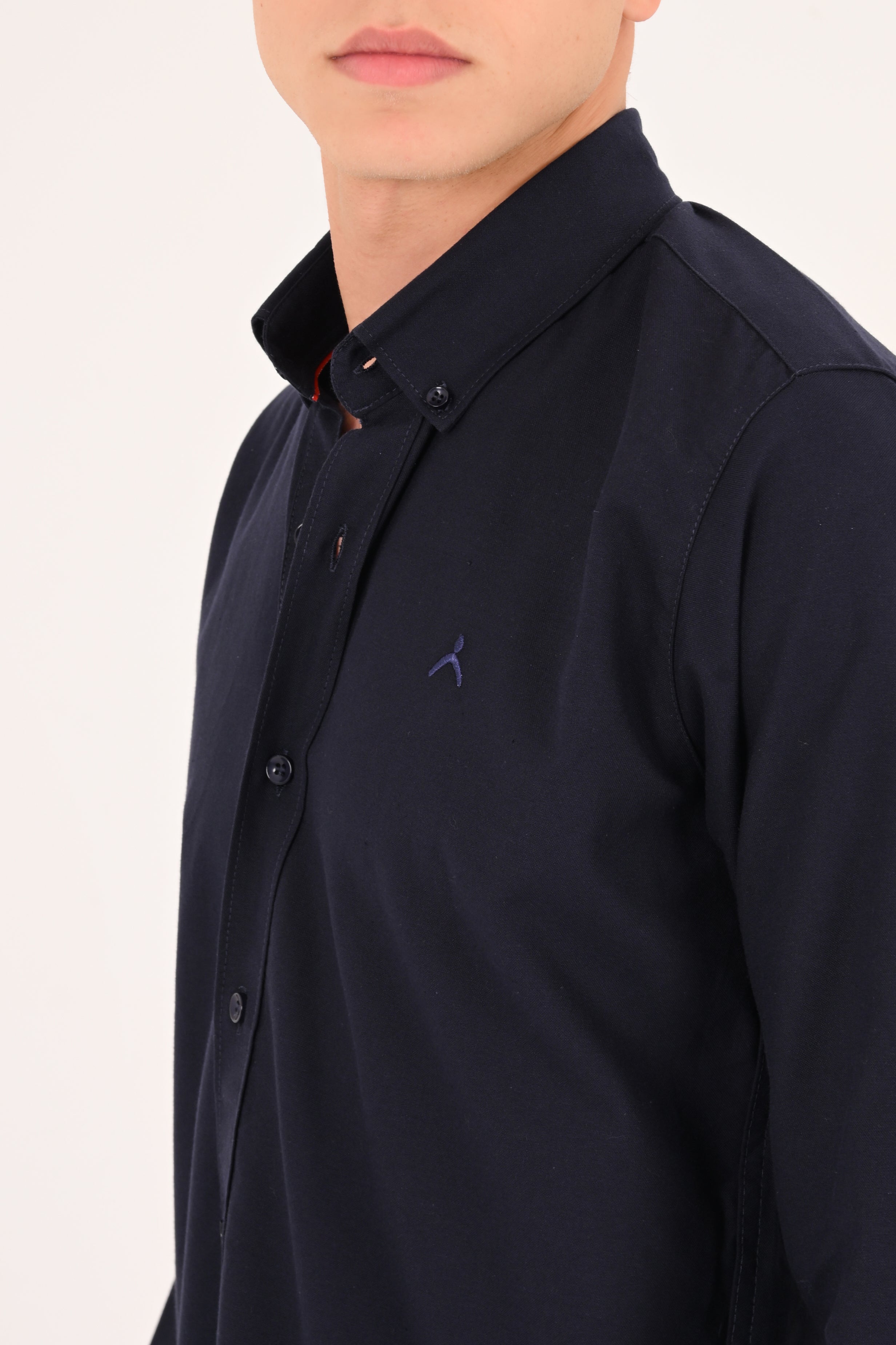Navy Regular Fit Oxford Shirt