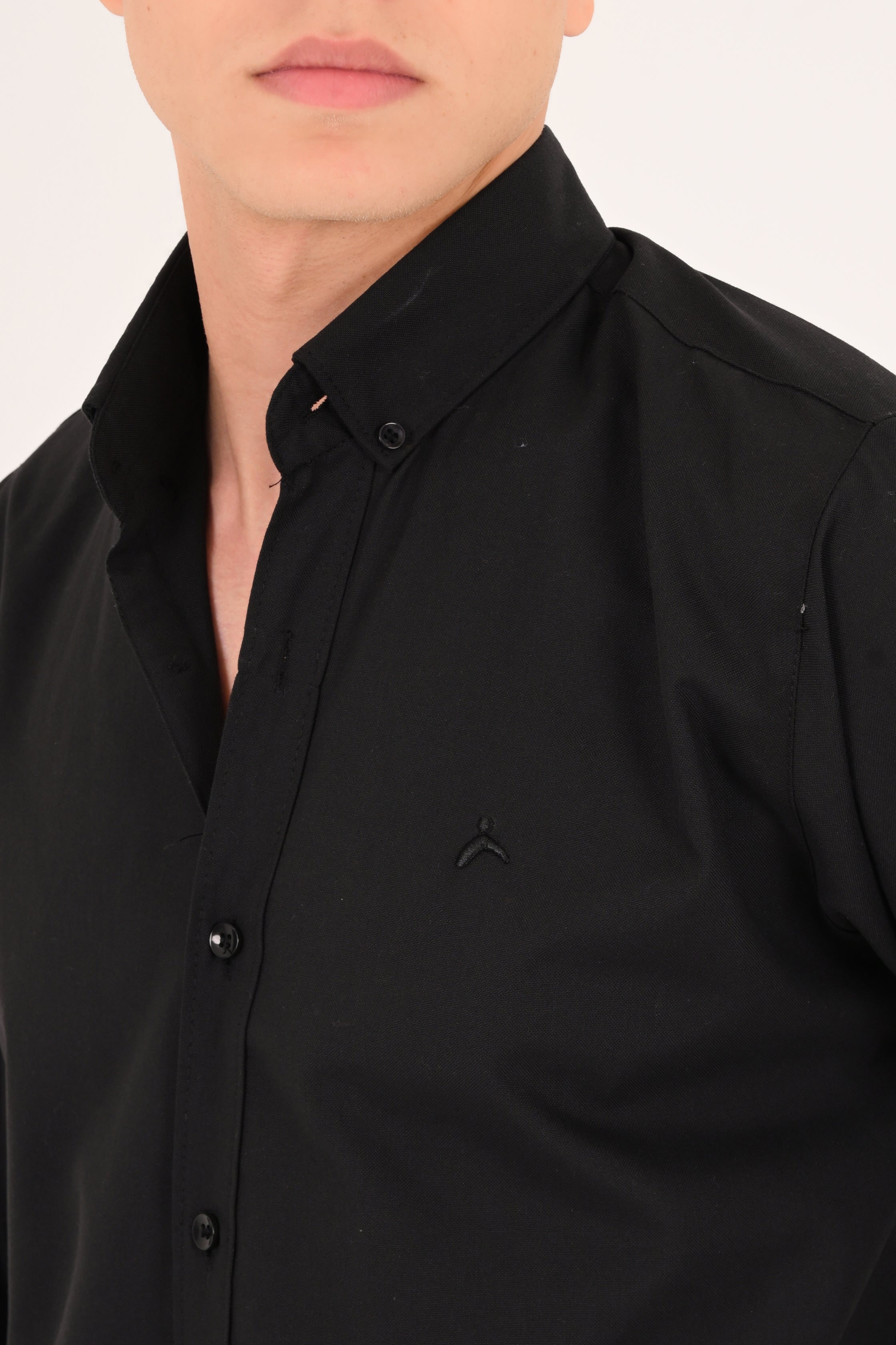 Midnight Black Regular Fit Oxford Shirt