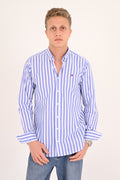 Classic Blue Striped Tommy Regular Fit Shirt