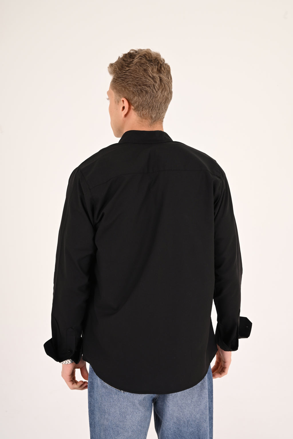 Midnight Black Regular Fit Oxford Shirt