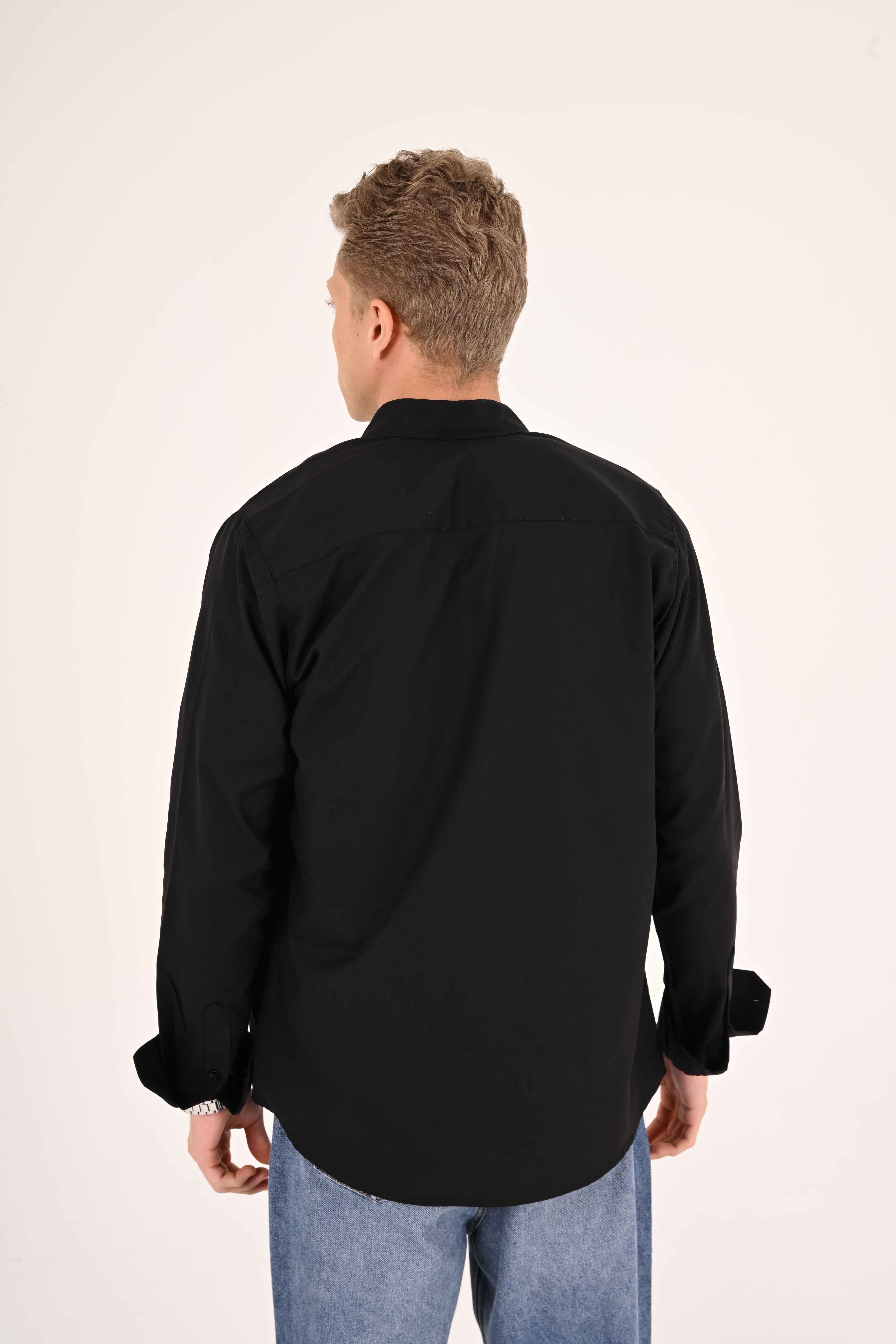 Midnight Black Regular Fit Oxford Shirt